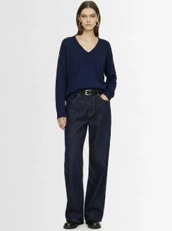 Maglia Aura in cashmere con scollo a V