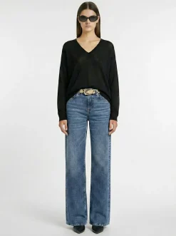 Maglia Aura in cashmere con scollo a V