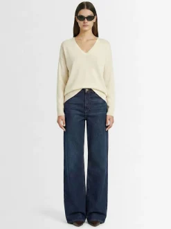 Maglia Aura in cashmere con scollo a V