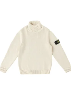 Maglia collo alto in misto cotone