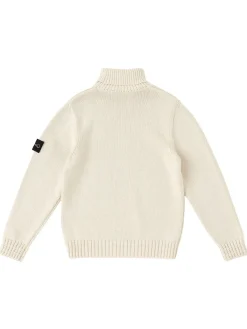 Maglia collo alto in misto cotone