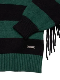 Maglia collo alto in misto viscosa