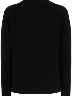 Maglia girocollo Ida in lana con maniche raglan