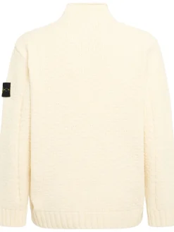 Maglia girocollo in ciniglia di cotone