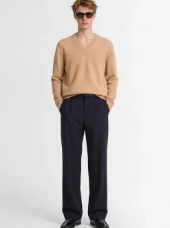 Maglia girocollo in lana