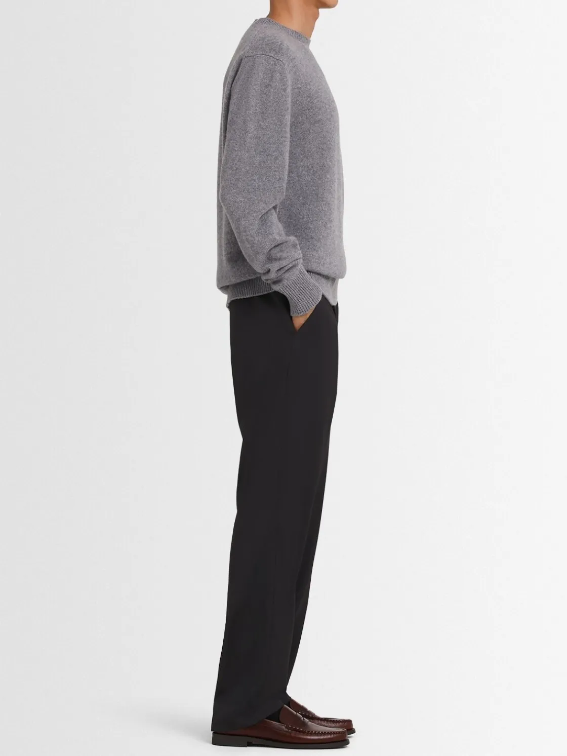 Maglia girocollo in lana