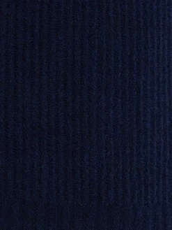 Maglia girocollo in lana a coste inglesi