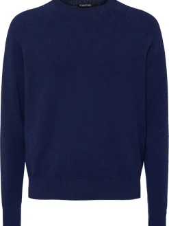 Maglia girocollo in lana e cashmere