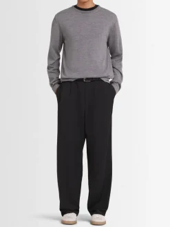 Maglia girocollo in lana leggera