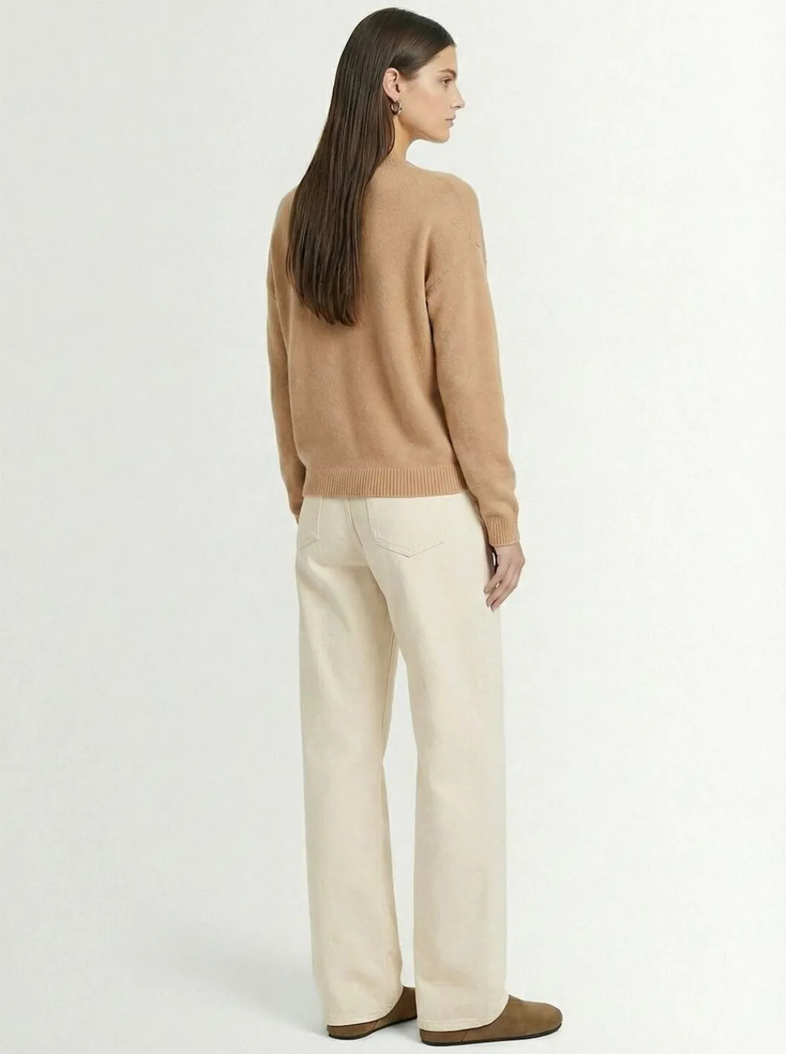 Maglia girocollo Soffio in cashmere