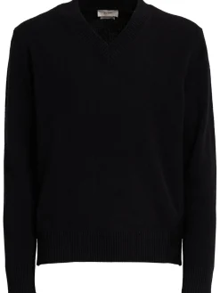 Maglia in lana con scollo a V