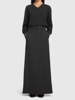 Maglia Isaora in cashmere con scollo a V