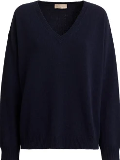 Maglia Zefiro in eco-cashmere con scollo a V