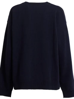 Maglia Zefiro in eco-cashmere con scollo a V