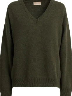 Maglia Zefiro in eco-cashmere con scollo a V