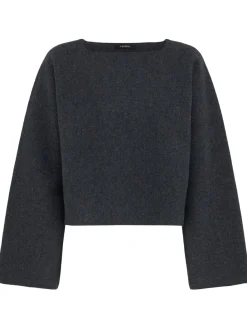 Maglione cropped Greta in lana