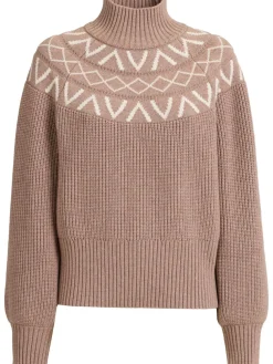 Marcie Fairisle yoke knit sweater