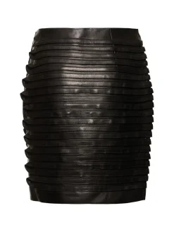 Minigonna in pelle