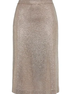 Minigonna in viscosa con paillettes