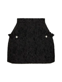 Minigonna jacquard