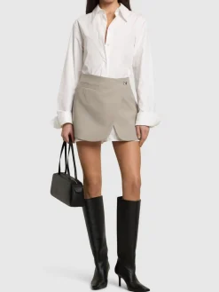 Minigonna sartoriale