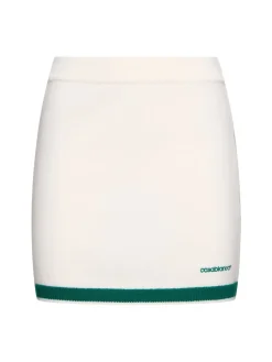 Minigonna tennis in maglia di lana