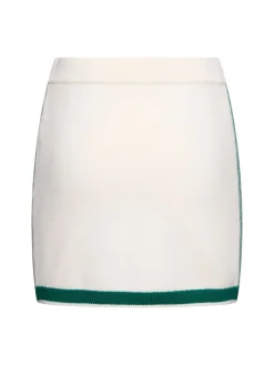 Minigonna tennis in maglia di lana