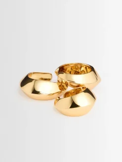 Mirame set of 3 mono ear cuffs