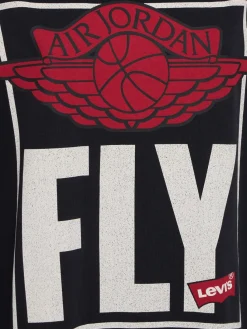 M J Levi's t-shirt