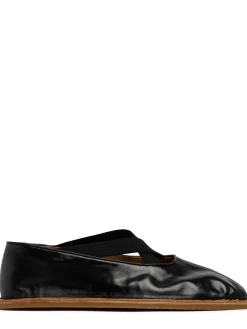 Mocassini stile ballerina in pelle