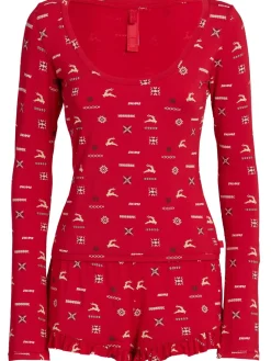 Modal scoop neck top & shorts sleep set