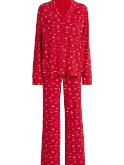Modal shirt & pants sleep set