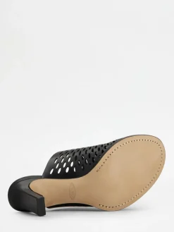 Mules in pelle 75mm