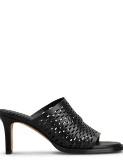 Mules in pelle 75mm