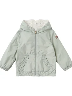 Nigar nylon hooded rain jacket