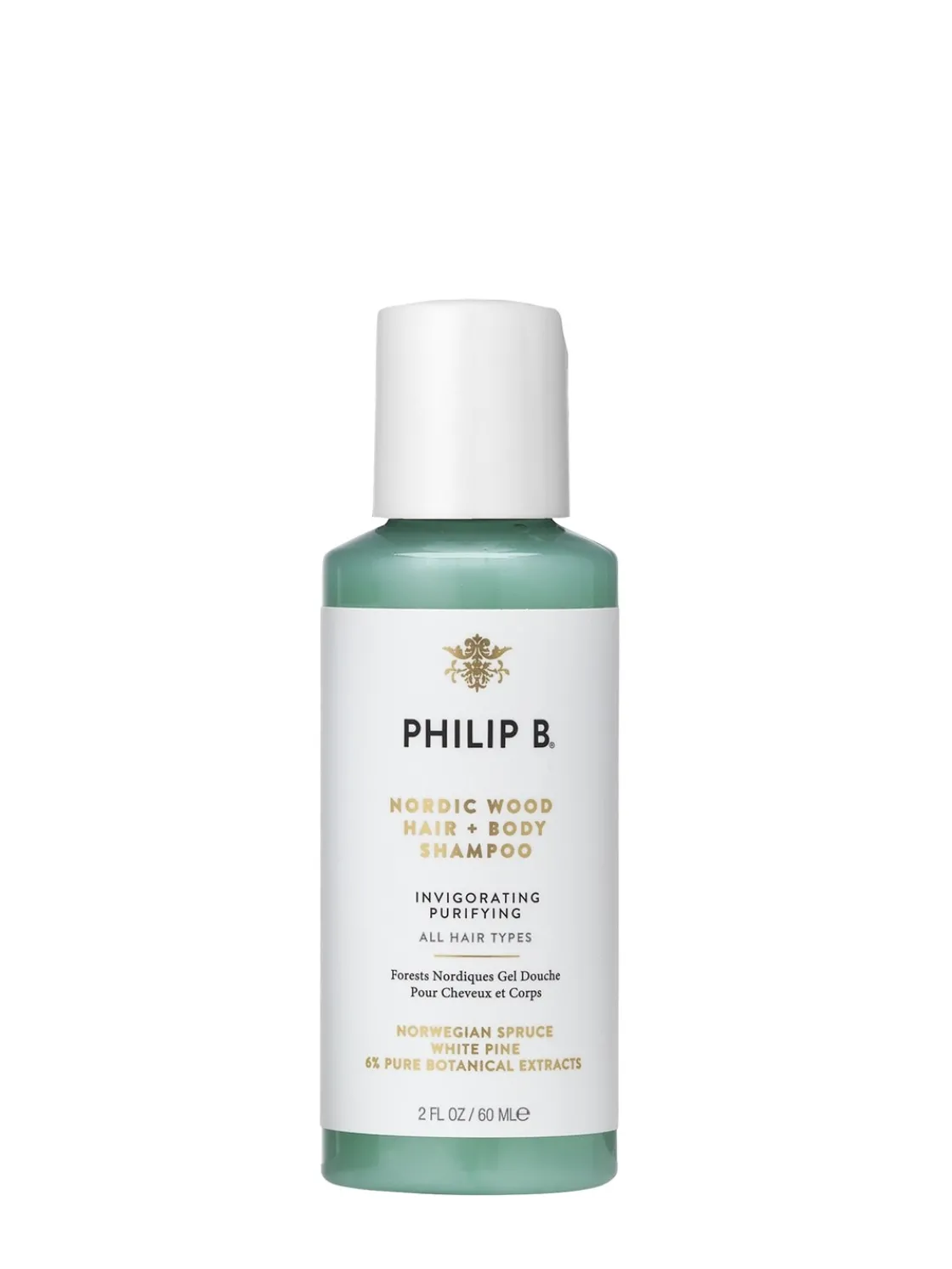 Nordic Wood Hair & Body Shampoo 60ml