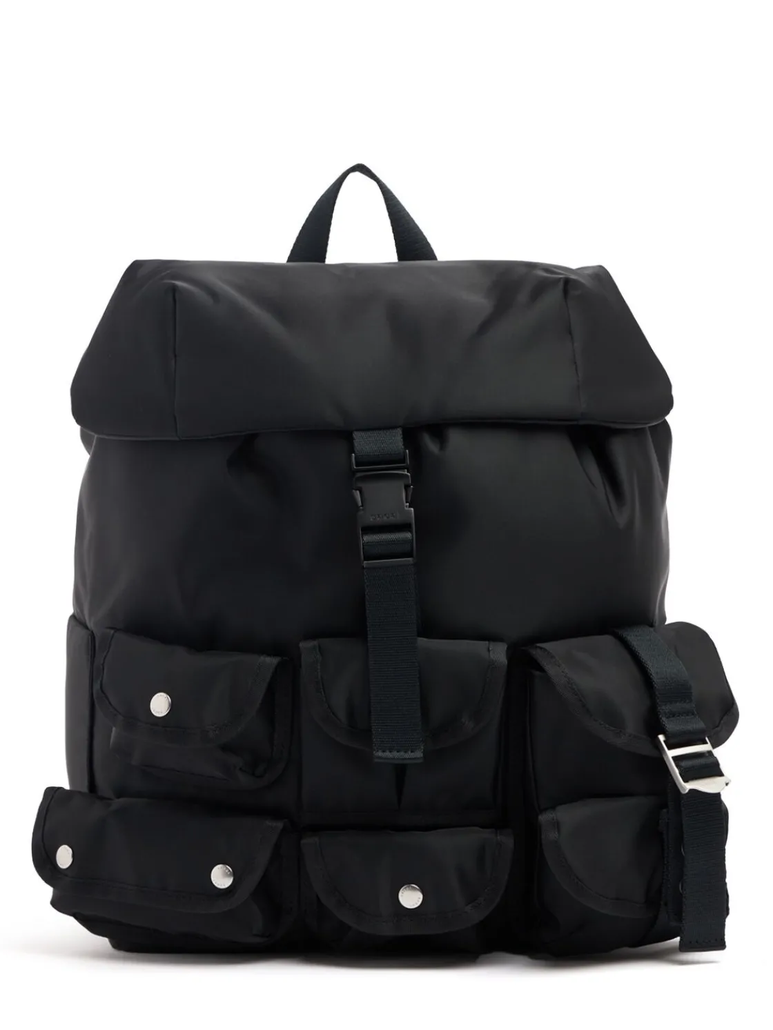 Nylon backpack w/pockets