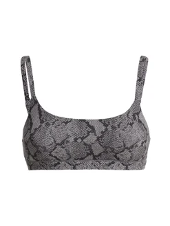 Nylon blend scoop bralette