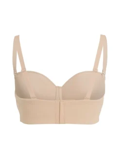 Nylon blend strapless bra