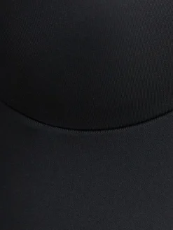 Nylon blend thong bodysuit