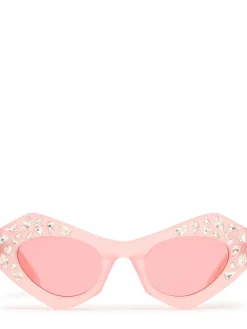Occhiali da sole cat-eye in acetato