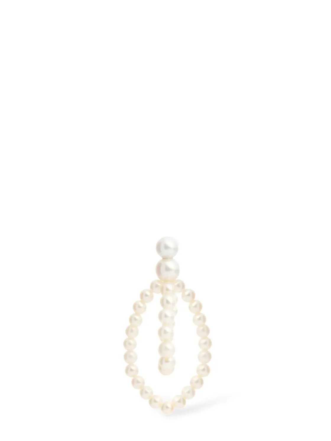 Orecchino Petite Wrapped in oro 14kt / perle