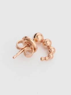 Orecchino singolo Bollicine in oro rosa 9kt