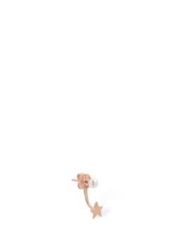 Orecchino singolo Stellina in oro rosa 9kt