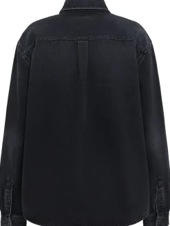 Overshirt Luce in denim stonewash