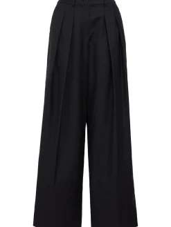 Oversize wide-leg suit pants