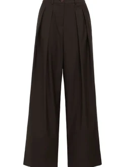 Oversize wide-leg suit pants