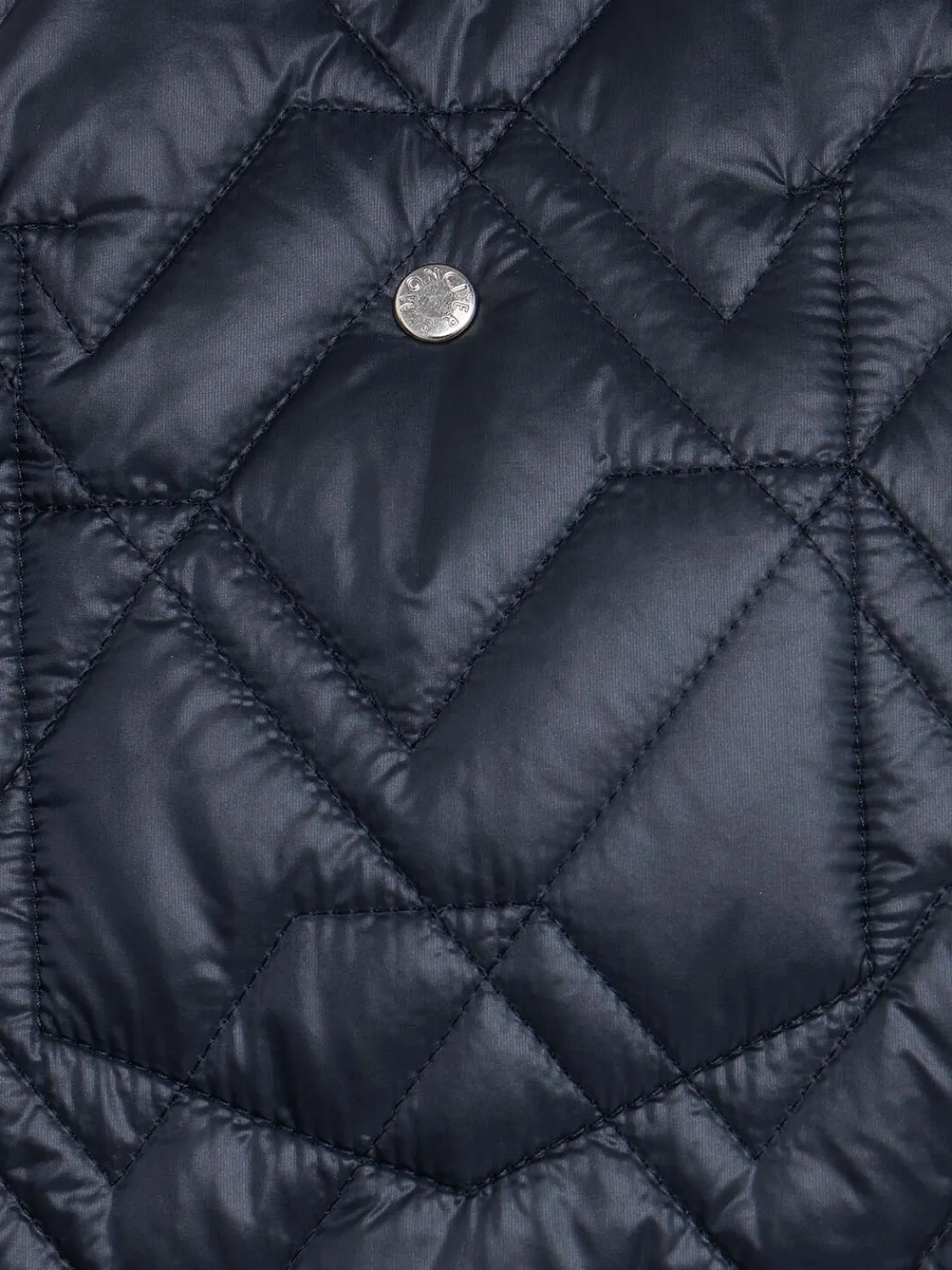 Padded diamond quilted shirt jacket