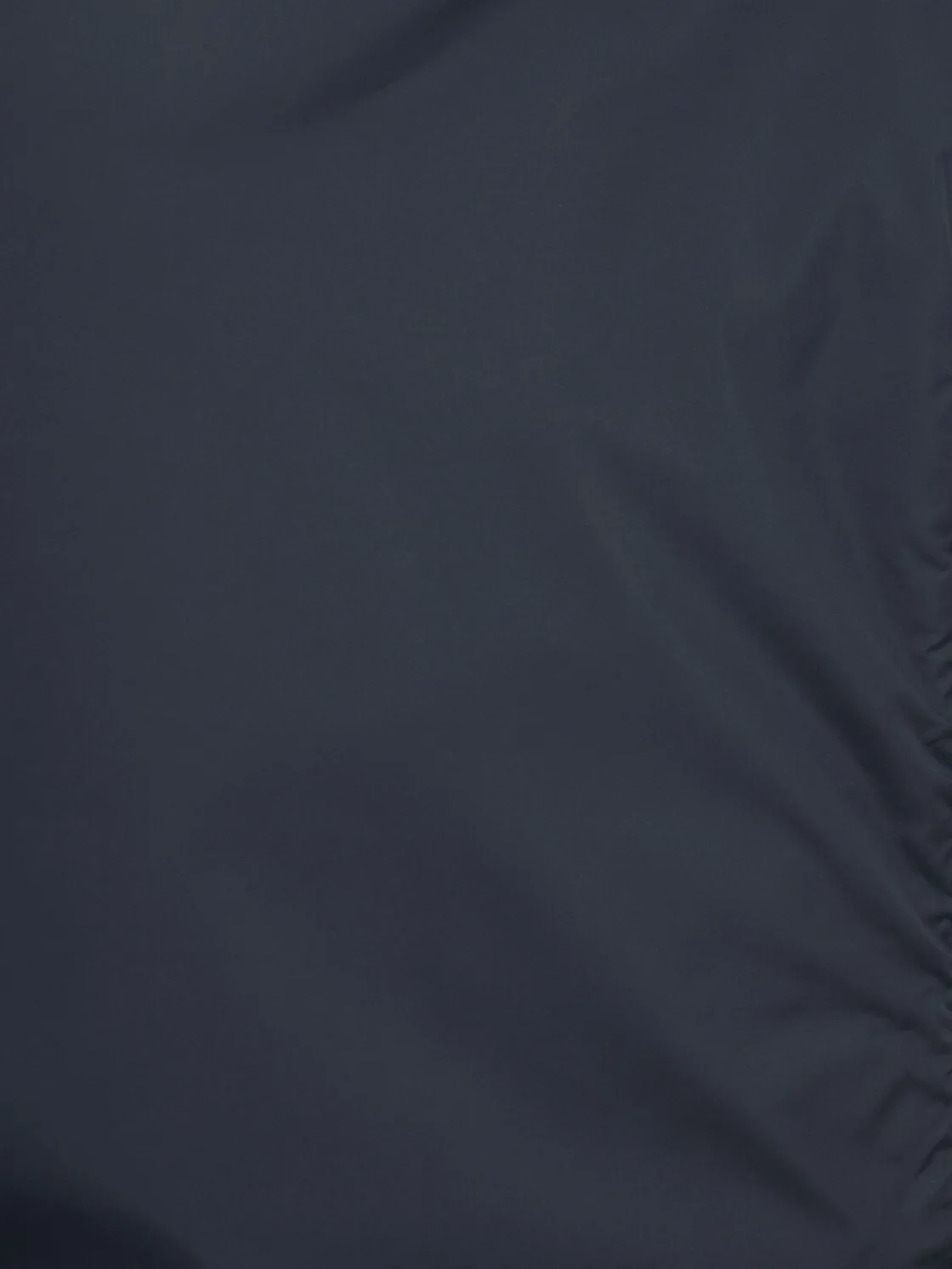 Padded zip-up cotton blend down cardigan