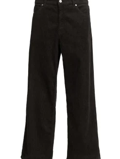 Pantaloni a coste taglio ampio